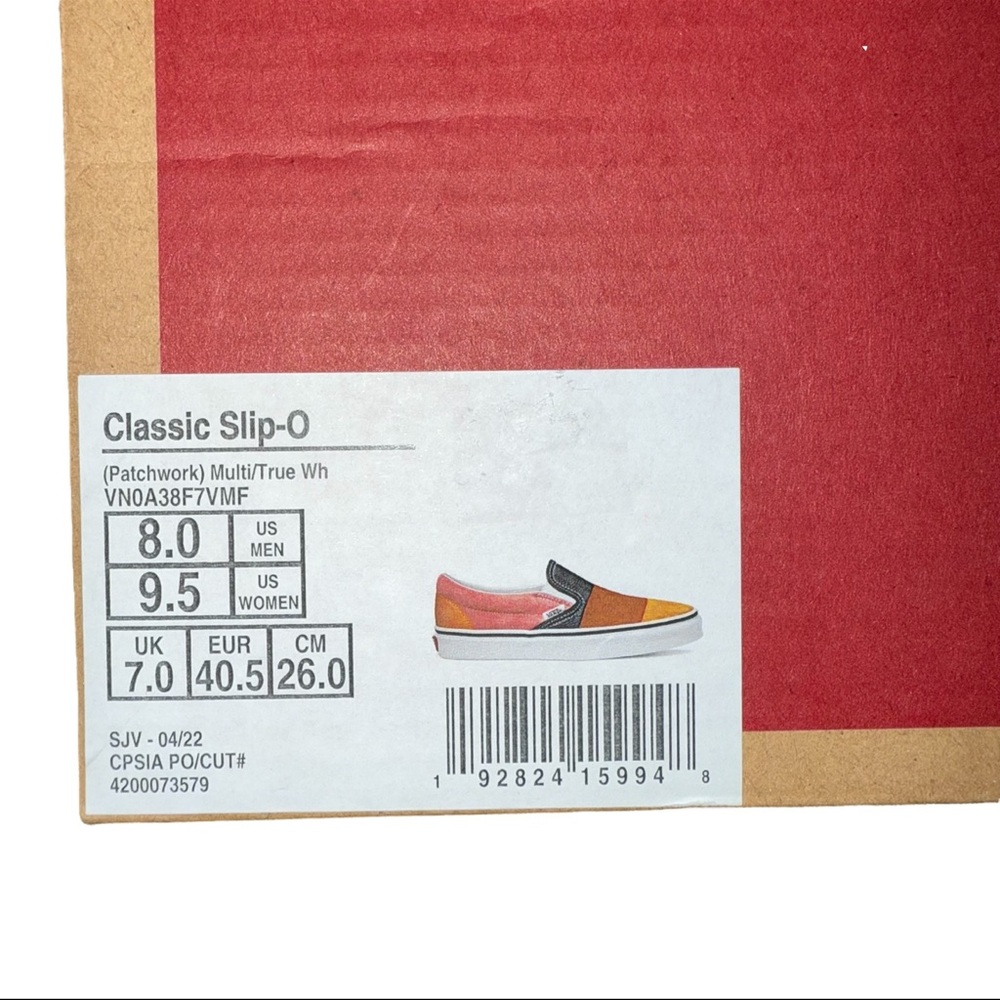 Classic Slip-On (Patchwork/Multi/True White) - Picture 2 of 6